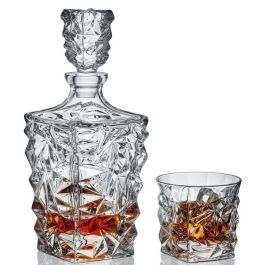 Glacier Whisky Set 7 Teilig Böhmisches Kristall 1xKaraffe 6xGäser