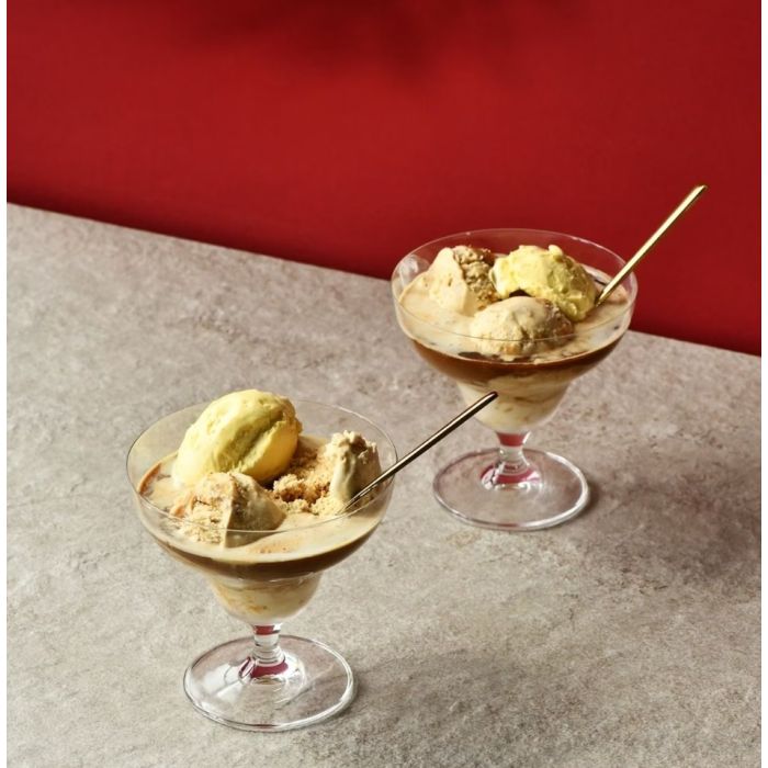 Coupes à Glace En Verre Glasmark KROSNO - Lot De 6, 300 Ml, Transparentes, Lavables Au Lave-vaisselle