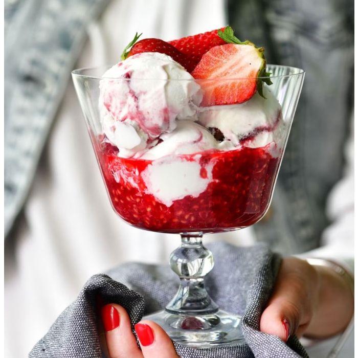 Coupelles à Dessert Glasmark Krosno 1992 - Verre Transparent - Set De 6 X 150ml - Pour Glace, Salade, Snacks