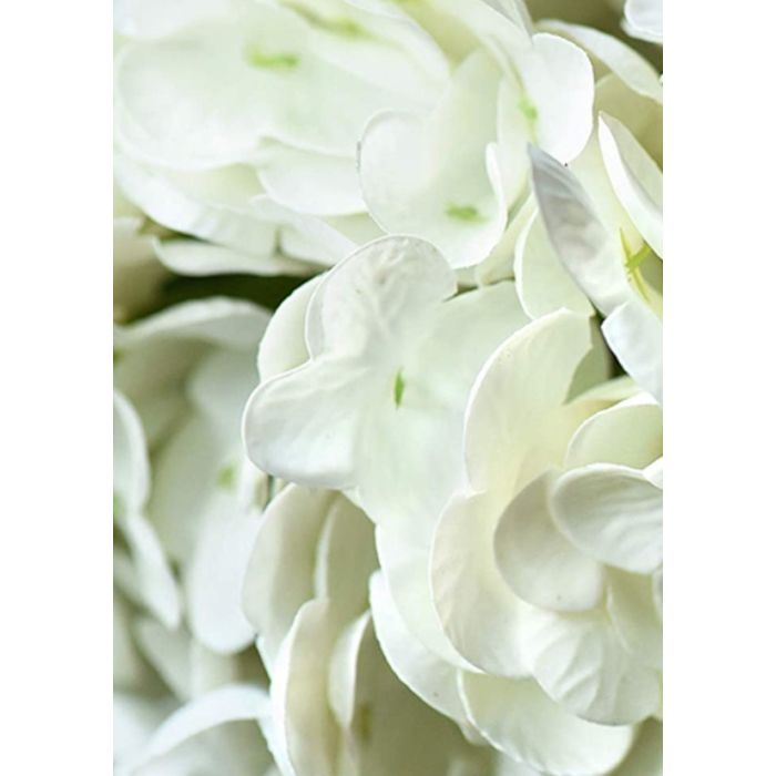 Hortensie Kunstblume weiss wie echt 53cm