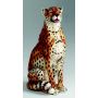 Gepard sitzend 88-90 cm natural Look mit Zunge