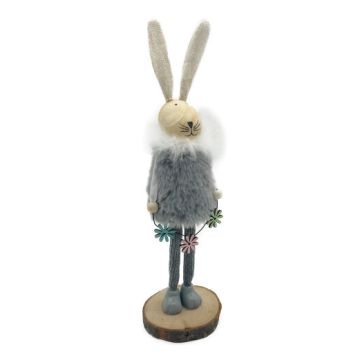 Easter bunny standing 33cm gray