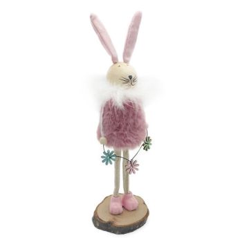 Osterhase stehend 33cm rosa