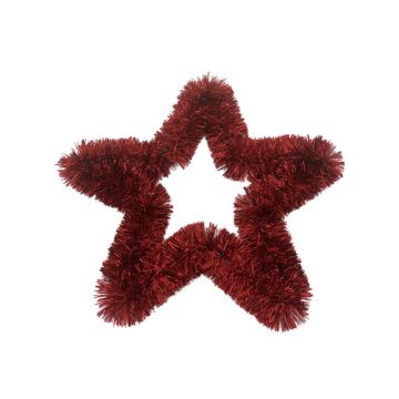 Weihnachtsdekoration zum Aufhängen Stern ca.39cm rot