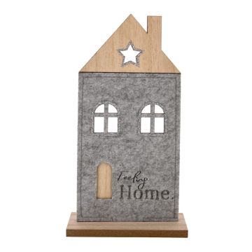 Decoration stand-up display house "Feeling Home" approx. 17x5cm