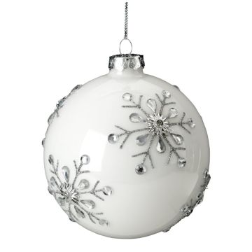 Weihnachtskugel 10cm Glaskugel, Weihnachtsdekoration