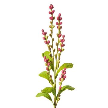 Branche de printemps, fleur artificielle, rose/vert 45cm
