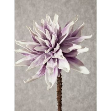Decorative flower, pink-white, 110 cm, stem and blossom bendable