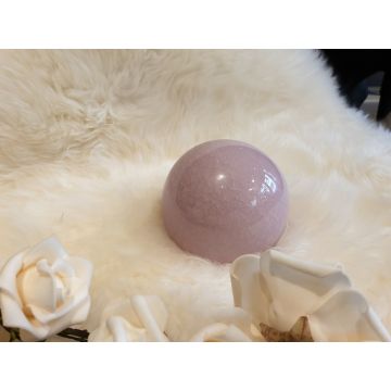 Decoration, ceramic ball, 10cm, pink