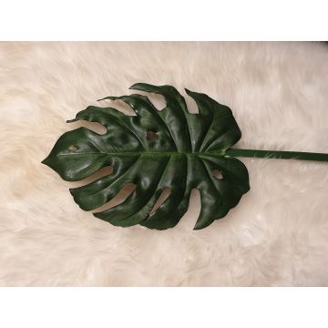 Palm leaf, green, 78cm x 20cm, made of plastic