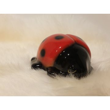 Ladybug porcelain figurine 11x5 cm