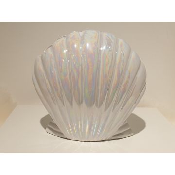 Vase décoratif, style coquillage, 17x18cm