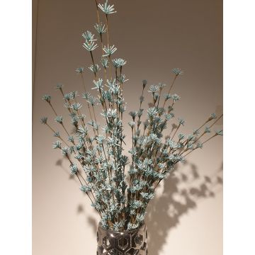 Artificial flower branch, blue 83cm