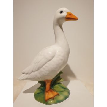 Duck porcelain figurine 34cm