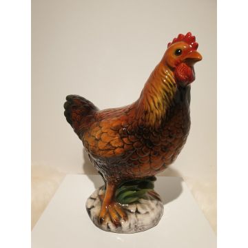 Chicken/hen porcelain figurine 31cm