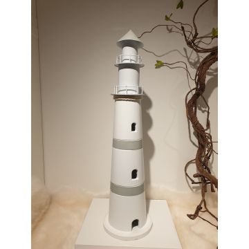 Marine decoration XXL lighthouse 61cm