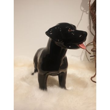 Labrador Retriever stehend 40x30 cm schwarz