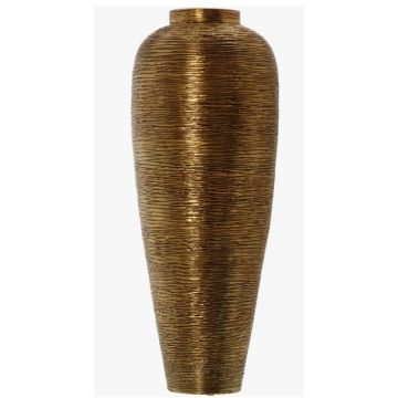 Bodenvase, Keramik, 82cm, gold