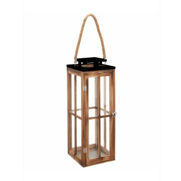 Wooden lantern, 18x50cm