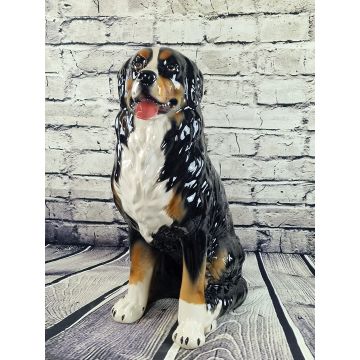 Berner Sennenhund Porzellanfigur 66cm