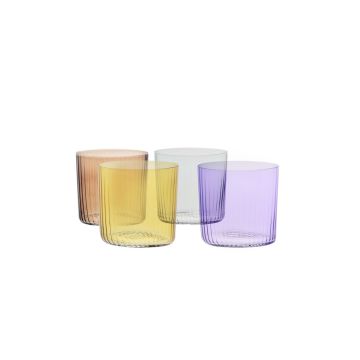 Gläser Optic Deco, Krosno, Set 4xStück, 350 ml