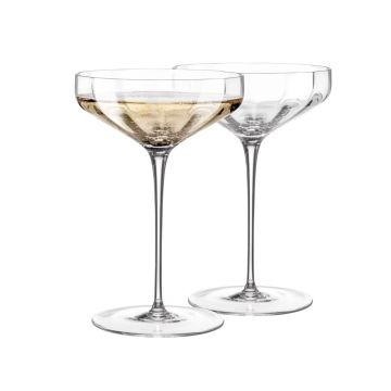 Premium Champagner Kristall Gläser, Krosno CELEBRATION, Set 2xStück, 150ml inkl. Premium Verpackung