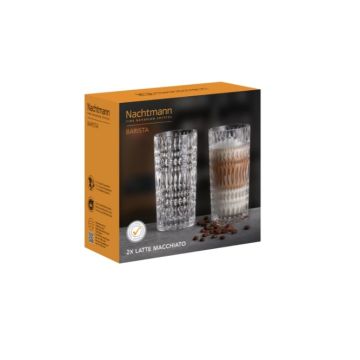 Nachtmann Ethno Barista Latte Macchiato Set x2 Gläser 434ml