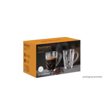 Nachtmann Noblesse Barista Kaffeebecher Set x2 Gläser 347ml