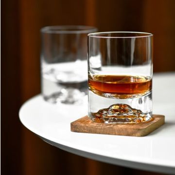 Perfekt Serve Whisky Kristall Gläser-Set (2x300ml), Krosno  inkl. Premium Geschenk Verpackung mit Platz für Ihre Flasche