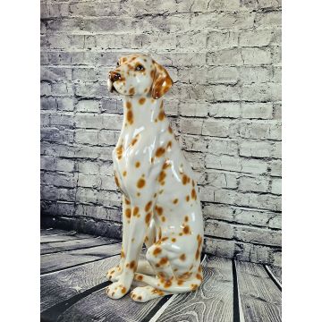 Dalmatiner Lemon sitzend Porzellanfigur ca.88cm
