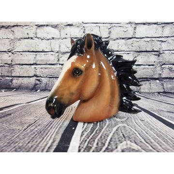 Pferdekopf Porzellanfigur  ca.17cmx21cm 