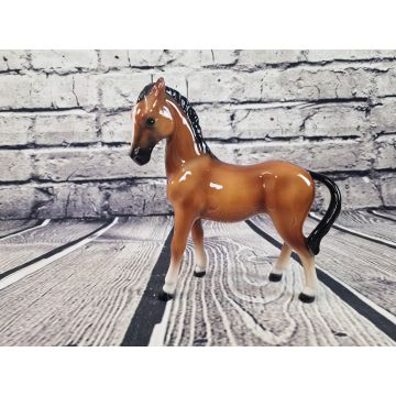 Pferd/Fohlen Porzellanfigur stehend ca 25cm