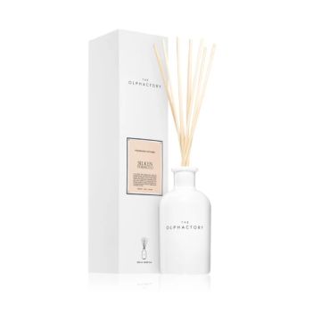 Duft-Diffuser, Raumduft "The Olphactory White Isignia", 250ml Silken Tobacco Ambientair Tabak, Nädel, Leder