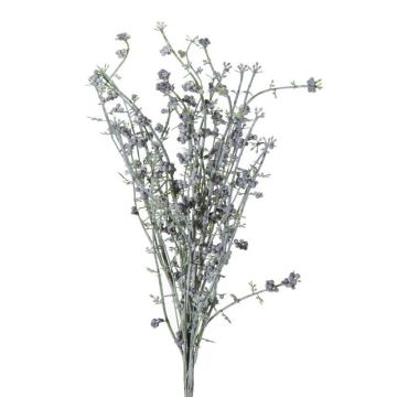 Kunstblume wie getrocknet, lila 50-53cm