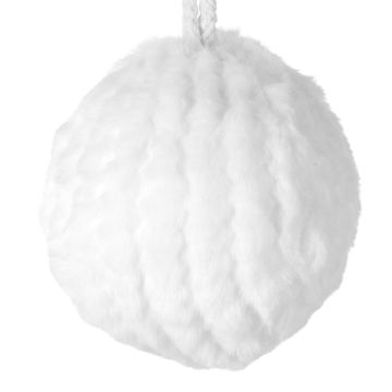 Weihnachtskugel 10cm Schneeflocke, Weihnachtsdekoration