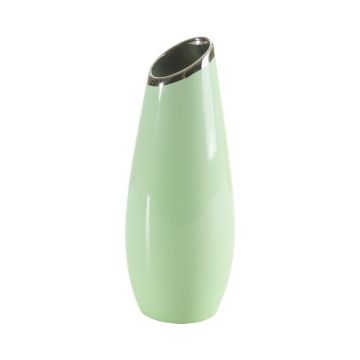 Ceramic vase, 27 cm, modern mint, pastel colors