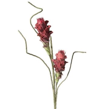 Fleur artificielle, fleur décorative, rouge