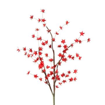 Deco branch artificial flower, 30x37cm bordeaux red for decorating