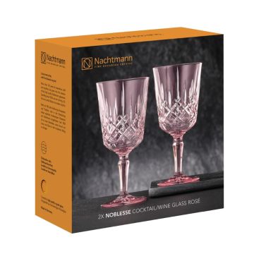 Nachtmann Noblesse Coctail/Wein/Wasser Set x2 Gläser 355ml Rose