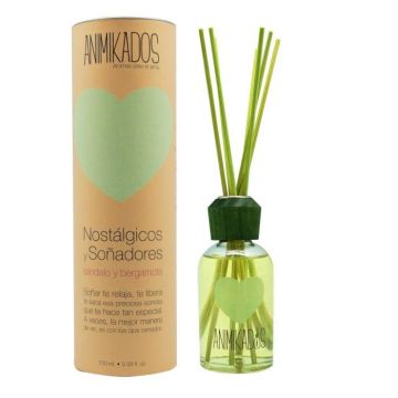 Fragrance diffuser, Animikados - Sándalo y Bergamota - Butterfly Spirit, 50ml Ambientair
