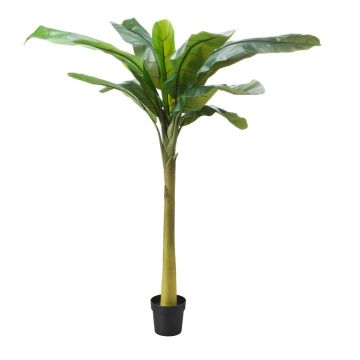 Bananabaum im Topf, 210-230cm, Kunstpflanze