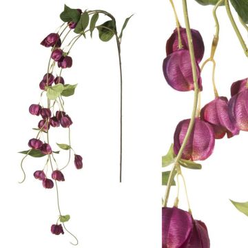 Guirlande de fleurs, fuchsia, rose, 90-110 cm