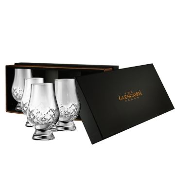 Glencairn 4xSet,Cut whisky glass, the original 170ml incl. premium gift box
