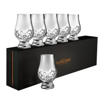 Glencairn 6xSet,Cut whisky glass, the original 170ml incl. premium gift box