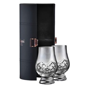 Glencairn Travel 2xSet, whisky cut glass, the original 2x170ml incl. premium gift packaging