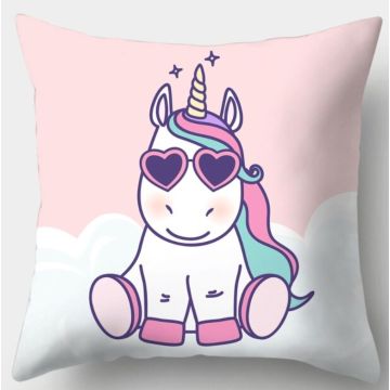 Decoration cushion 45x45cm unicorn