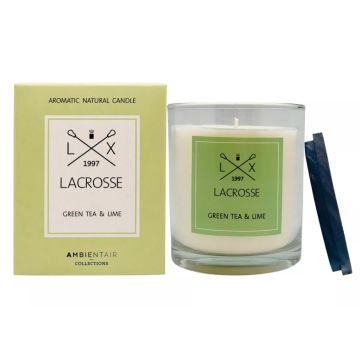 Bougie parfumée, Ambientair Lacrosse, Lacrosse Green Tea & Lime, 40h, parfum thé vert