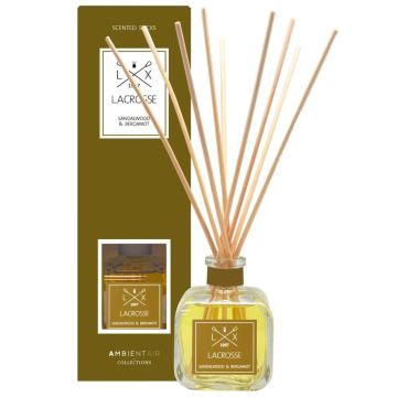 Ambientair Lacrosse, diffuseur de parfum, Sandalwood&Bergamot ; Bergamot, 100ml, Bergamote, parfum bois de santal