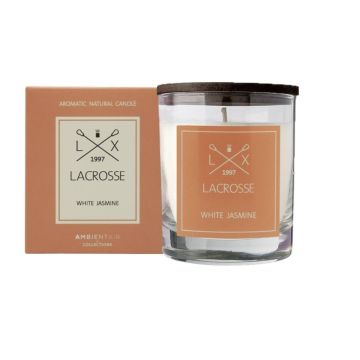 Bougie parfumée, Ambientair Lacrosse, Lacrosse White Jasmin, 40h, parfum jasmin