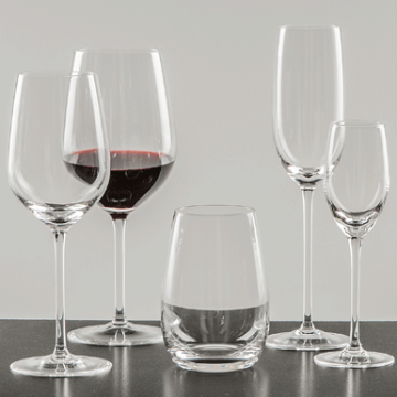 Red wine glass Melanie Ø 94 x 230 mm Glasi Hergiswil